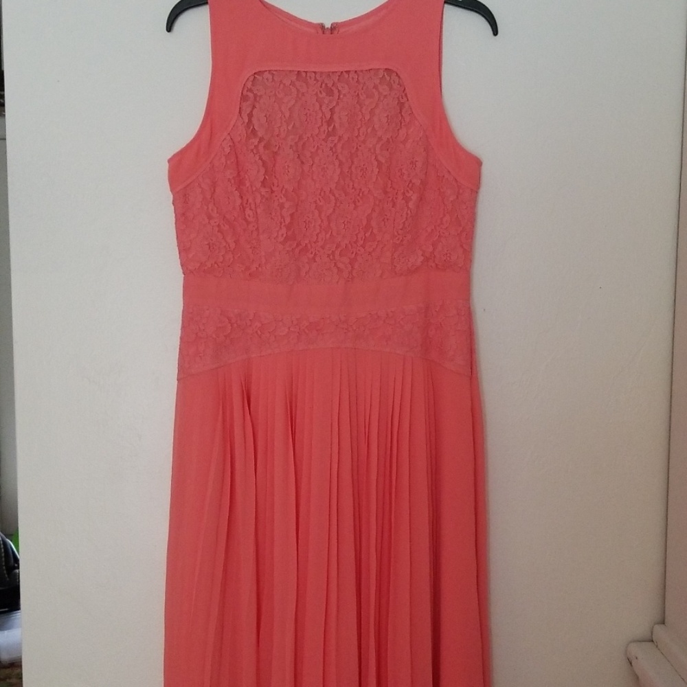 Chiffon and Lace Maxi dress